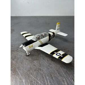 Model Power Historical Aviation No.6412 Beech T-34 Mentor Diecast Plane READ